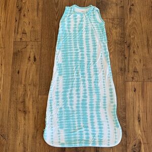 Kyte Baby 0.5 tog sleep sack, size large, blue/white pattern